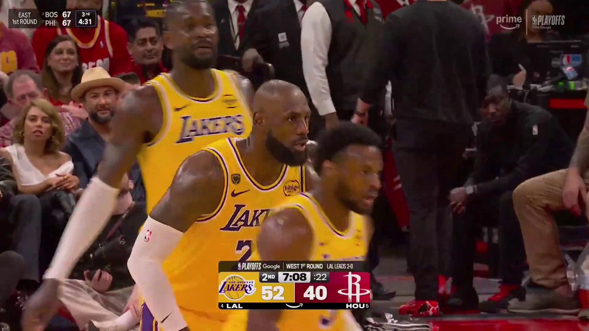 LEBRON JAMES THROWS IT UP FOR THE BRONNY OOP 🍿