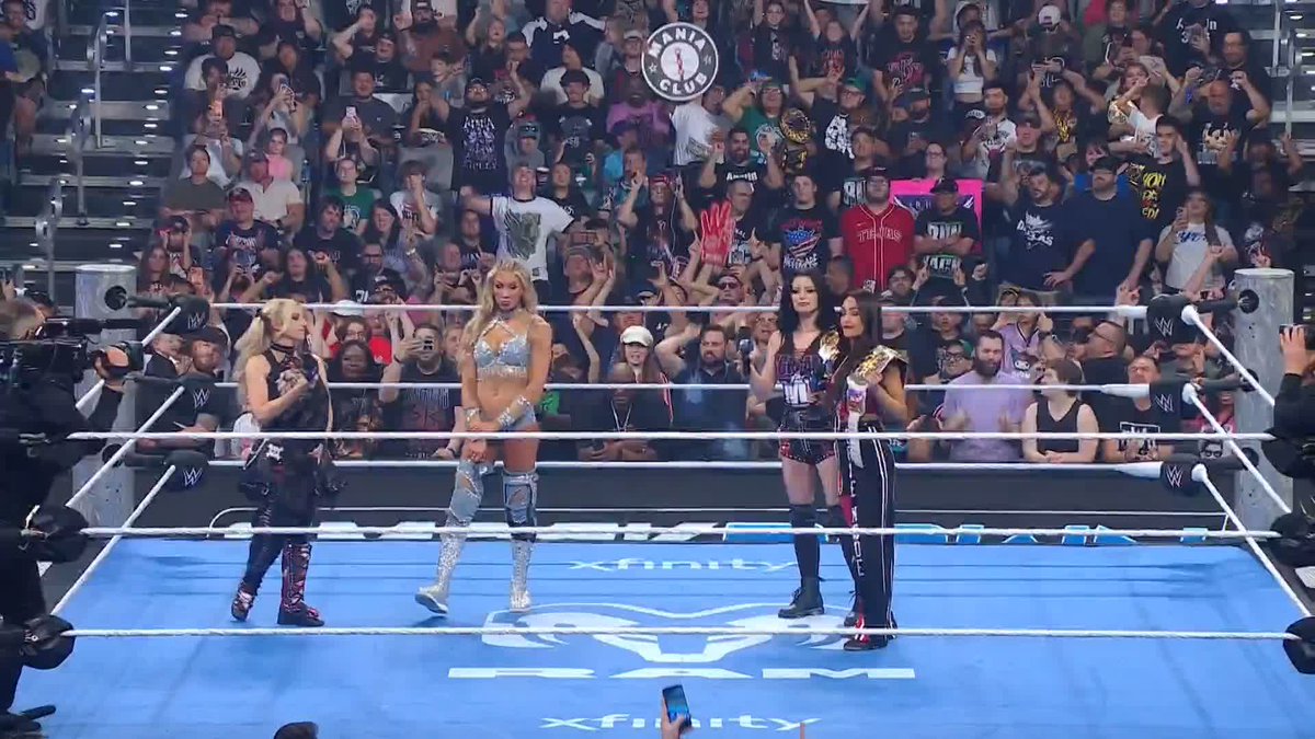YES! 🫡 An impromptu Women's Tag Team Match! SARAYA | Nikki & Brie | Lexi (Kaufman) Cabrera | Charlotte Flair