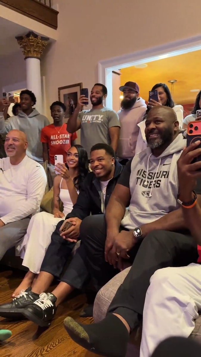 Jeremiah Trotter is so happy for his son ❤️ NFL Draft on NFLN/ESPN/ABC Stream on NFL+