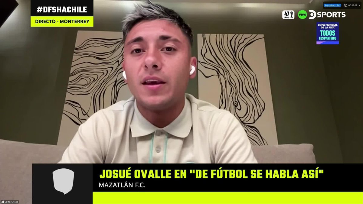 "ME FORMÉ EN COLO-COLO Y MI PASÓ A MÉXICO FUE INESPERADO" 🟣⚫ Josué Ovalle, figura en el Mazatlán FC, repasó su carrera en #DFSHAChile 🇨🇱 El chileno suma 5 goles en 10 partidos.