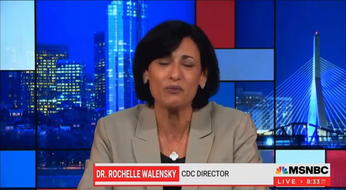 Reminder that the former director of the CDC lied to the entire world and said that “vaccinated people do not carry the virus, don’t get sick.” Crimes against humanity.