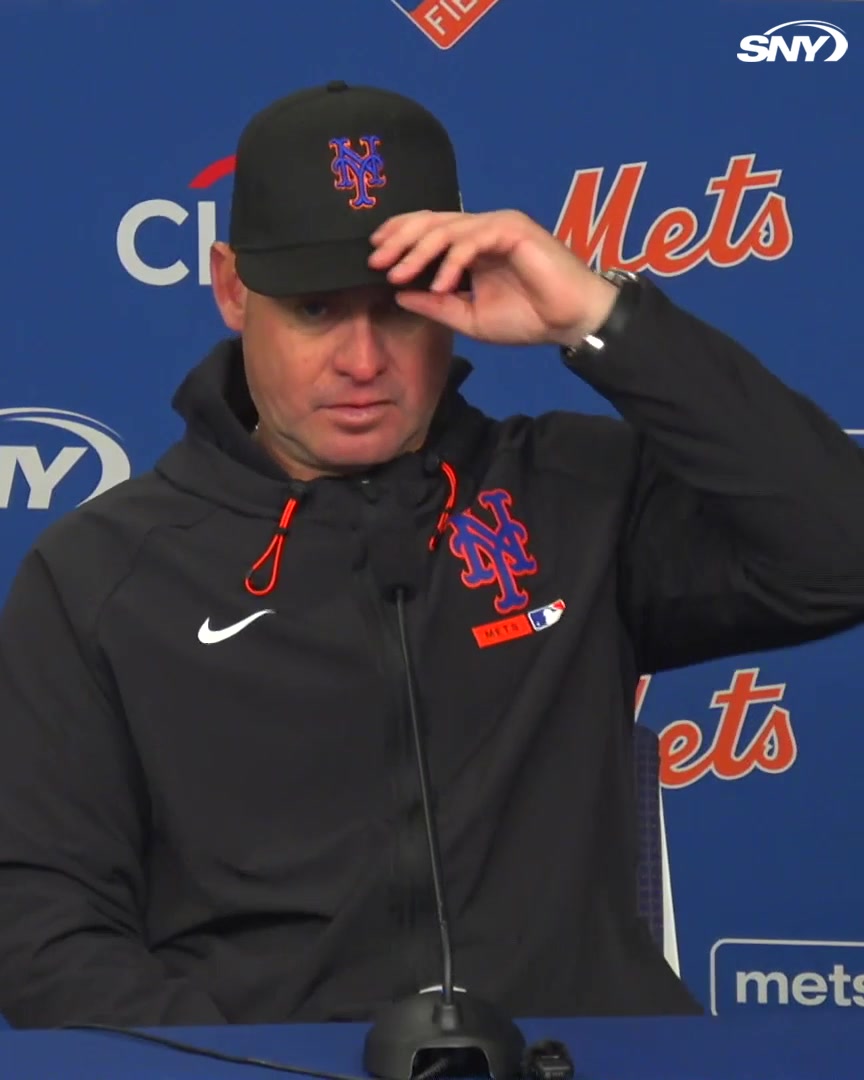 Carlos Mendoza was asked about Freddy Peralta struggling to finish six innings so far this season: "He did it once already, so he'll get there. He's an ace. I'm not worried about that. I trust him and I know that he's more than capable to go long in the game."