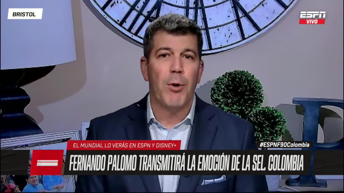 ¡Fernando Palomo ESPN®️ relator de la Selección Colombia para ESPN y #DisneyPlus en la Copa del Mundo! "Es un SUEÑO y un ORGULLO vivir un Mundial con un país que quiero tanto como Colombia" ▶️ No te pierdas #ESPNF90Colombia en el Plan Premium de #DisneyPlus