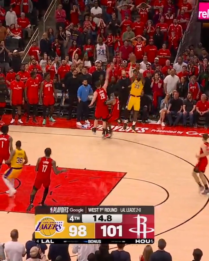 LEBRON STEAL AND GAME-TYING 3 ๐คฏ๐ฅ WHAT A MOMENT.