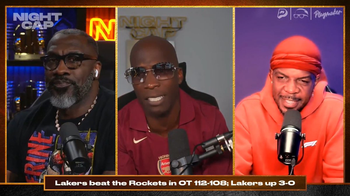 Unc was looking for the LeBron haters saying he's "not clutch" after the Lakers take a 3-0 series lead over the Rockets 👀 shannon sharpe | Chad Johnson | isojoe | #Nightcap