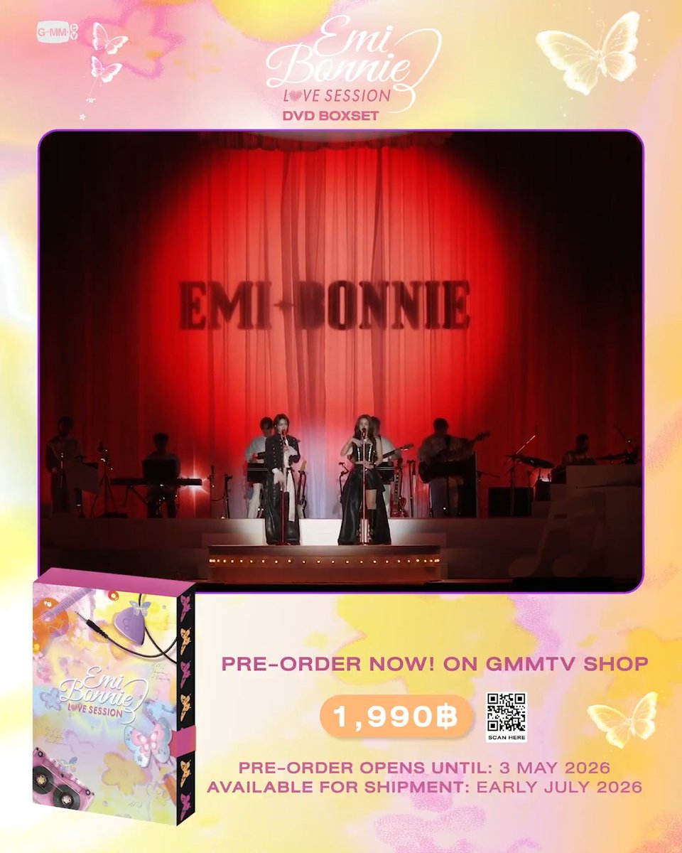 มาบันทึกความสุขกับบทเพลงเพราะ ๆ ใน DVD BOXSET EMI BONNIE : LOVE SESSION ไปด้วยกันทุกคน สั่งซื้อที่นี่ / Order Here #EmiBonnieLoveSession #GMMTV