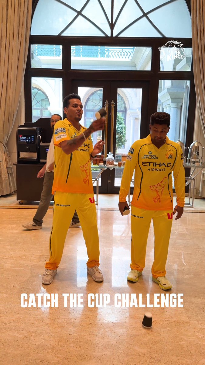 Catch it!! With Sarfu & Rahul ๐๐ #WhistlePodu #Yellove