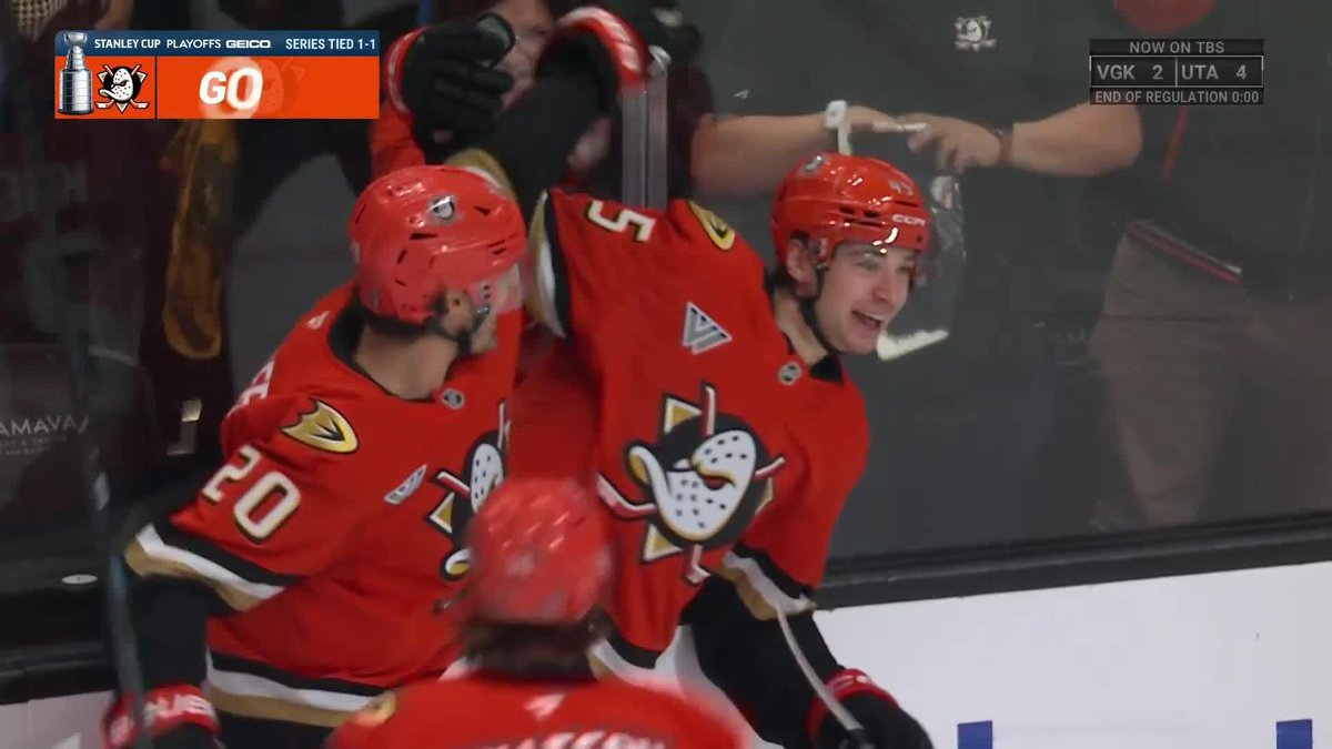 BECKETT SENNECKE, FIRST CAREER PLAYOFF GOAL 😱