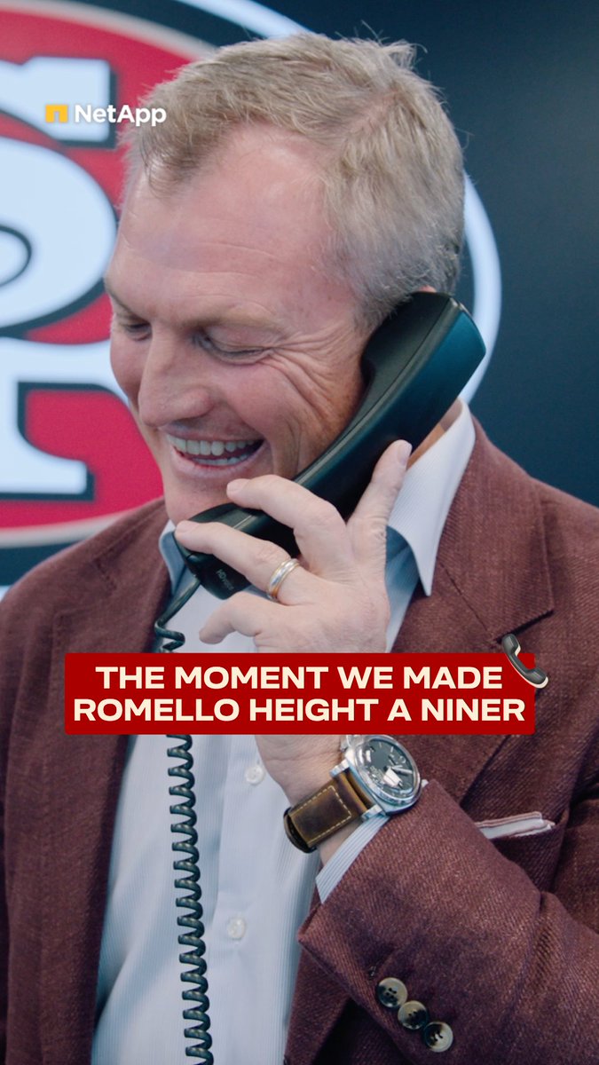 The moment Thechosen1️⃣ became a Niner 🥹 NetApp | #FTTB