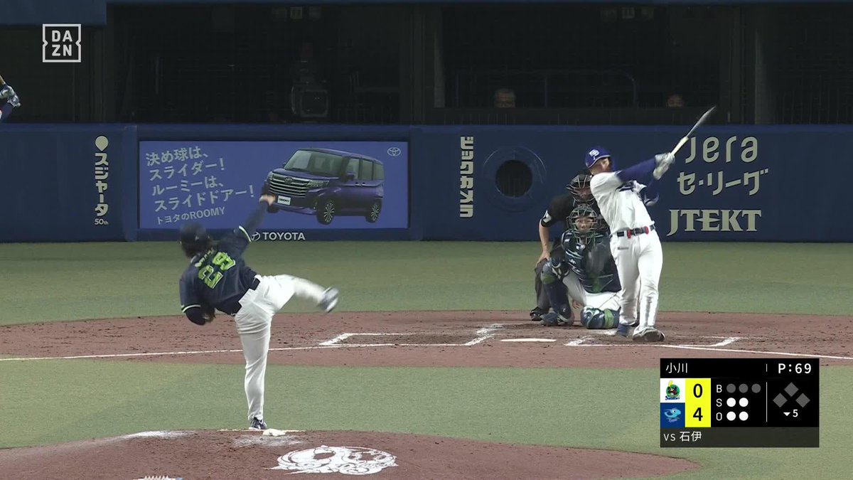 上位打線も板についてきた 打撃好調の石伊雄太 内角に反応し2号ホームラン‼️ ⚾️中日×ヤクルト #dragons #だったらDAZN