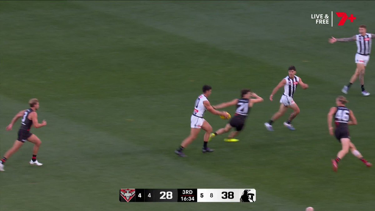 🗣️ "Look out when it's in the hands of Pendlebury!" 🍷 #AFLDonsPies