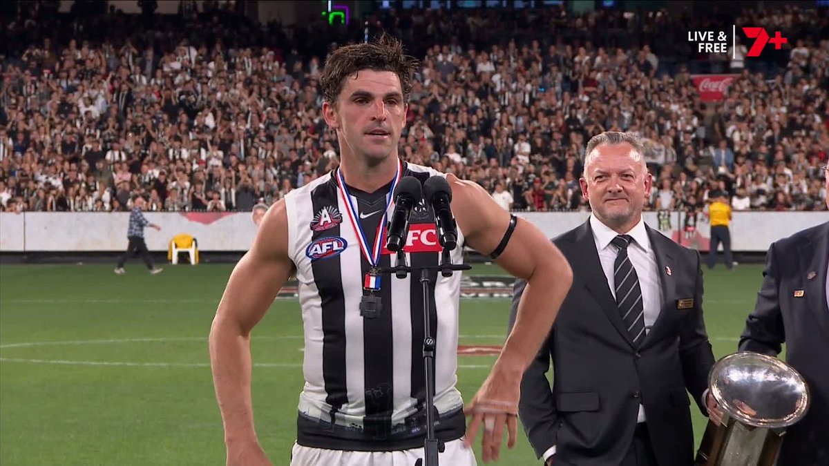Pendles wins a FOURTH Anzac Day medal 🥇 The votes: Isaac Smith 3: Pendlebury 2: N Daicos 1: De Goey Karen Lyon 3: Pendlebury 2: N Daicos 1: Roberts Matthew Lloyd 3: Pendlebury 2: N Daicos 1: J Daicos Luke Ball 3: Pendlebury 2: N Daicos 1: J Daicos