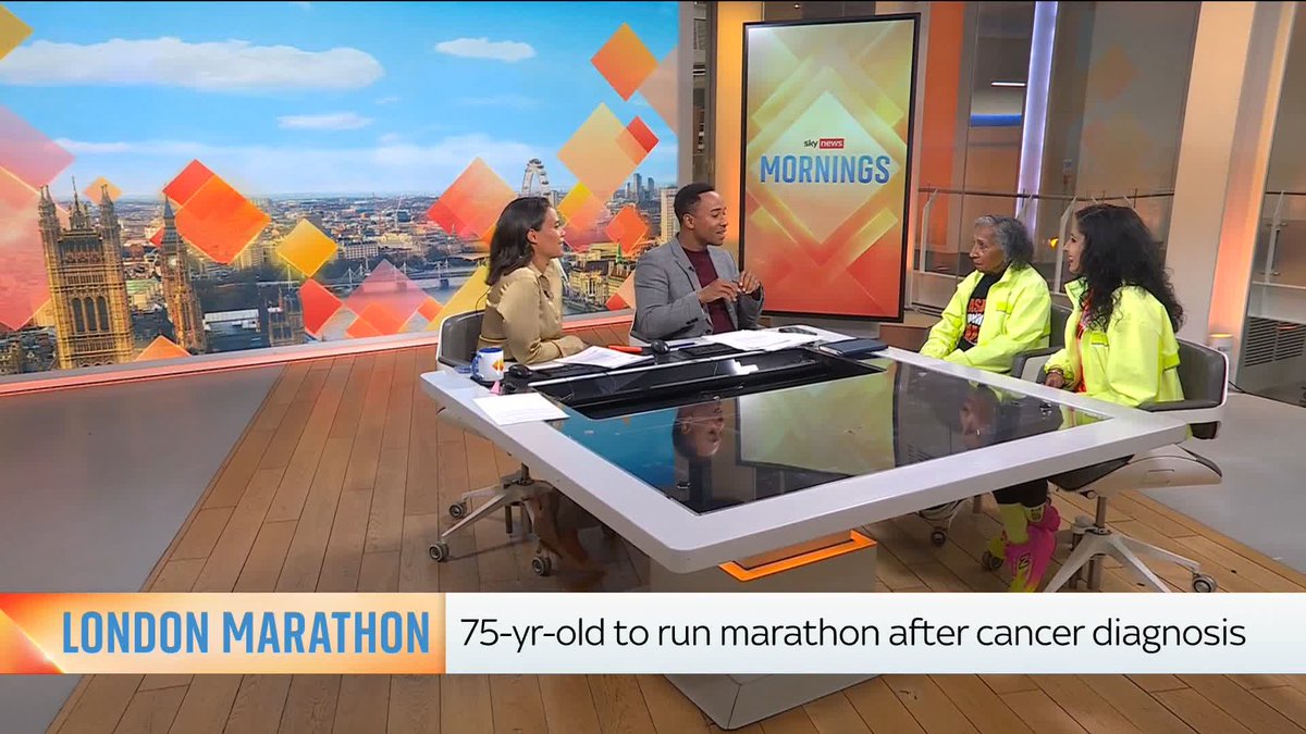 Meet 75-year-old Pritpal Kaur who is running the London Marathon alongside her daughter Minreet Kaur. Pritpal, who has been diagnosed with blood cancer, shares her inspiring story with Sky News ⬇️ 📺 Sky 501 and YouTube