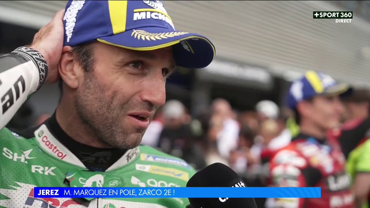 🎤 "Il sait qu'à ce jeu là, je suis le seul à pouvoir le taquiner" La réaction de Johann Zarco après sa deuxième place sur la grille 🤩 #SpanishGP | #MotoGP