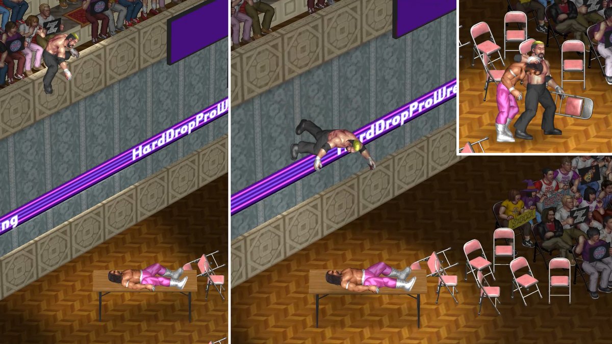 テーブルクラッシュ式バルコニーダイブ #ファイプロ #FirePro #MOD
