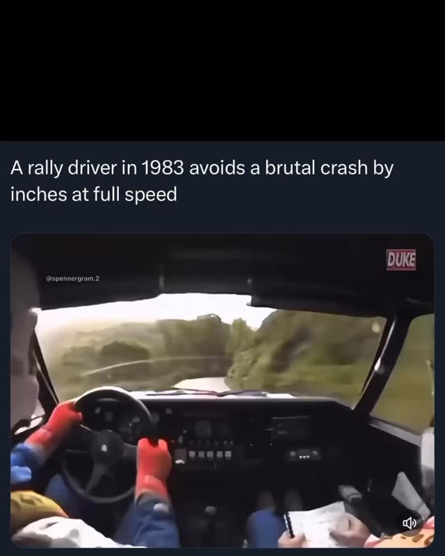 That’s a driver who really knows his car