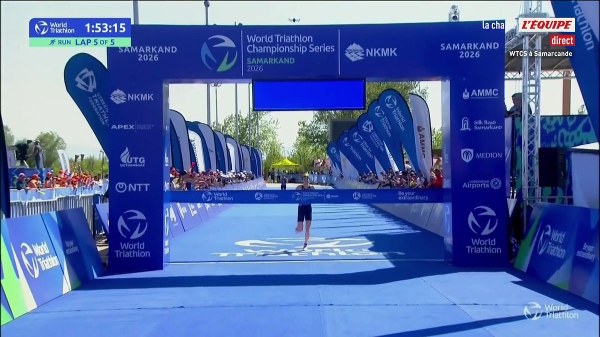 Léonie Périault termine 2e à Samarkand, première étape de la saison de World Triathlon Championship Series #lequipeTRIATHLON