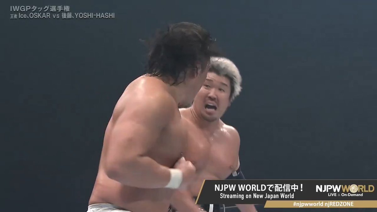 .Ｉｃｅ🧊💎 × 後藤 洋央紀 Goto hirooki "Pro wrestling High🔥" From the profile URL #njpwworld #njREDZONE