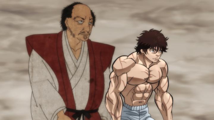 背中に浮かび上がる 鬼の形相👹 それは彼の中に流れる 最強の血の証。 #範馬刃牙 #バキアニメ