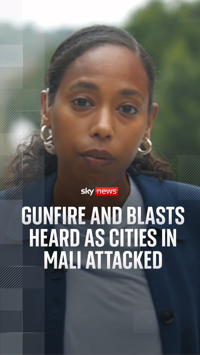 Gunfire and helicopters were heard outside Mali's capital, Bamako, near Kati military base and the international airport.⁠ ⁠ Terrorists have carried out attacks in various locations across Mali, according to the country's army.⁠ ⁠ Sky's Yousra Elbagir has the latest