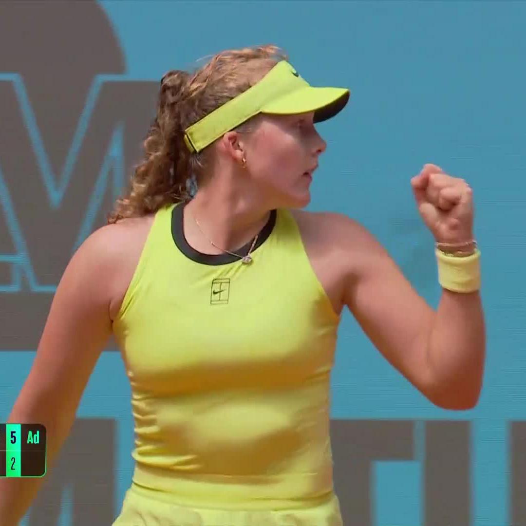 Mirra Andreeva in Madrid 2026: R2: d. 🇭🇺 Udvardy R3: d. 🇭🇺 Galfi R4: faces 🇭🇺 Bondar