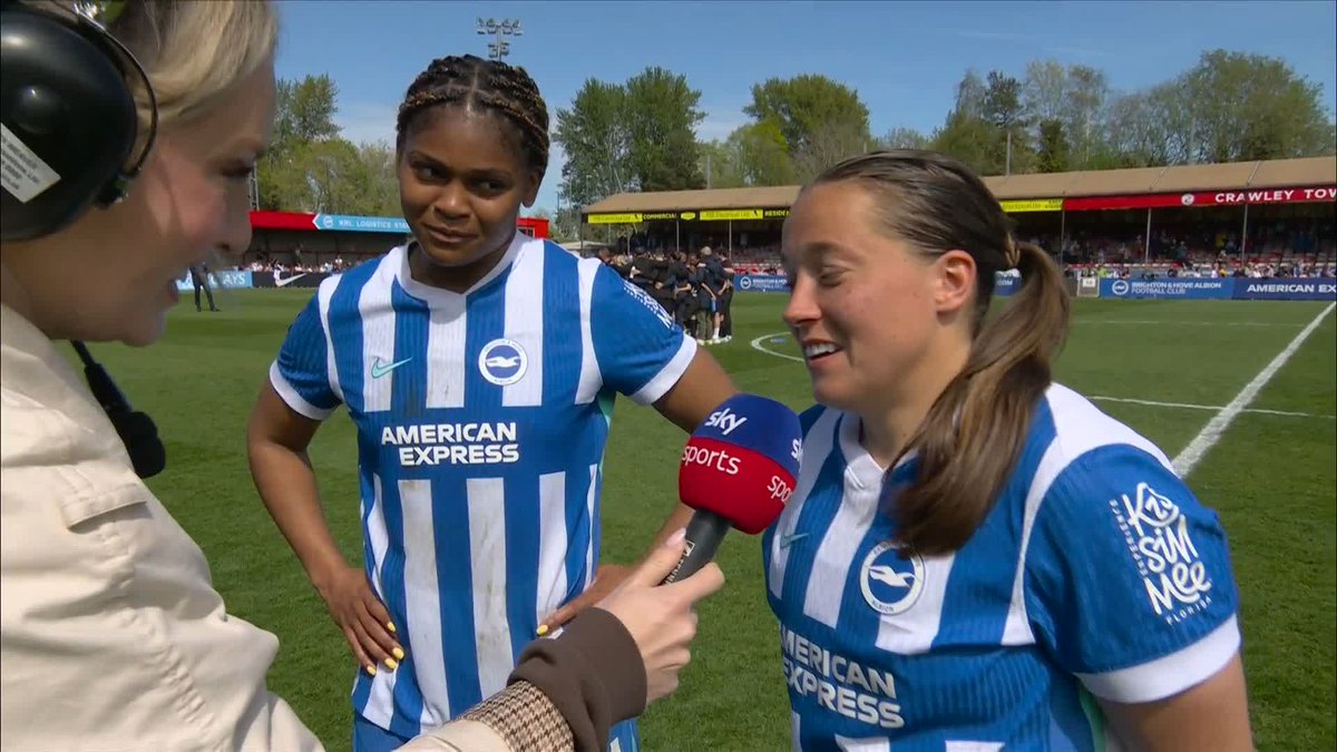 "We're excited to keep the title race going for a little bit longer" 😏 Fran Kirby on Brighton's performance against Man City 👇