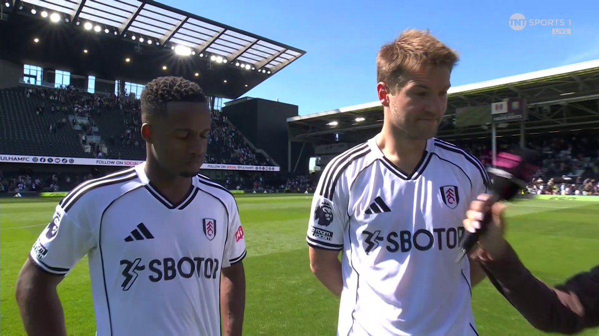 “For my boyhood club to be back in Europe, it would be a dream" Ryan Sessegnon and Joachim Andersen have their eyes set on achieving European football 👏 🎙️ @julesbreach | 📺 TNT Sports and HBO Max