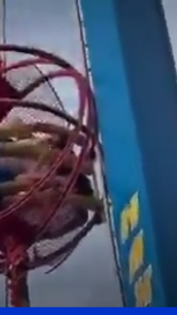 Une attraction à sensations fortes cède dans les airs à la Feria de Séville