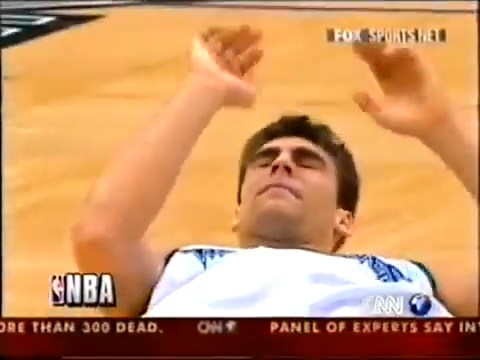 Bruce Bowen really saw Wally Szczerbiak mid-play and said 'this game needs more martial arts.'