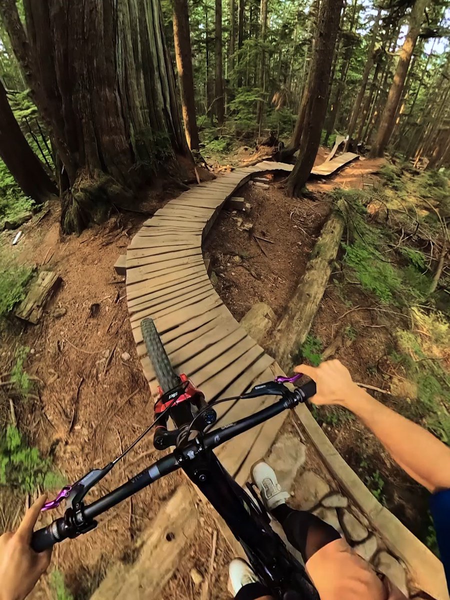 POV: The floor is lava for Guillaume Larbeyou. 🏆 $500 GoPro Award 👉 🎥 GoPro MAX2 360 camera 👉 #GoPro #GoProBike #POV #MTB