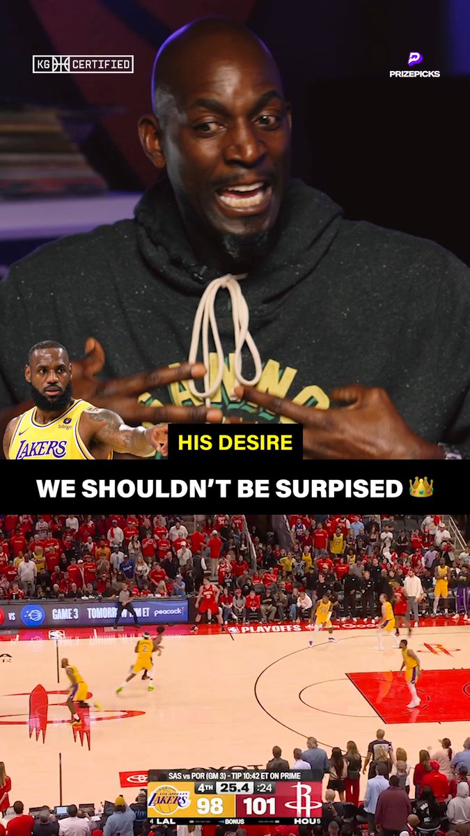 "It's just about how long he wants to do this." The bar continues to be raised 📈 👑 #LeBronJames