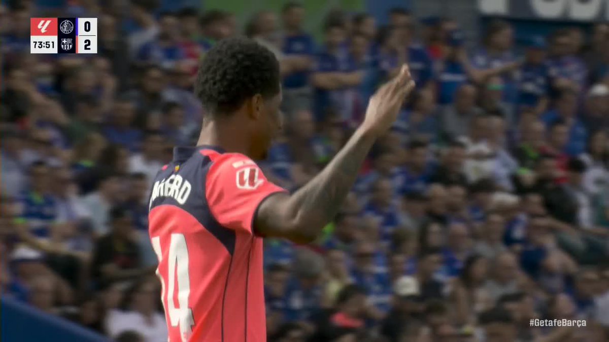 Great ball from Cubarsí and Marcus Rashford doubles Barca's lead 👏