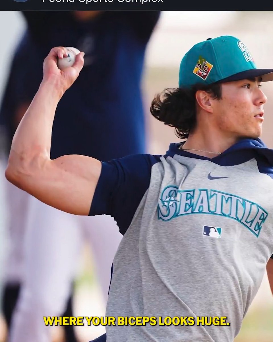 Bryan Woo will only flex if he’s on the mound 🤣 Watch him and his biceps take on the Cardinals today in St. Louis!