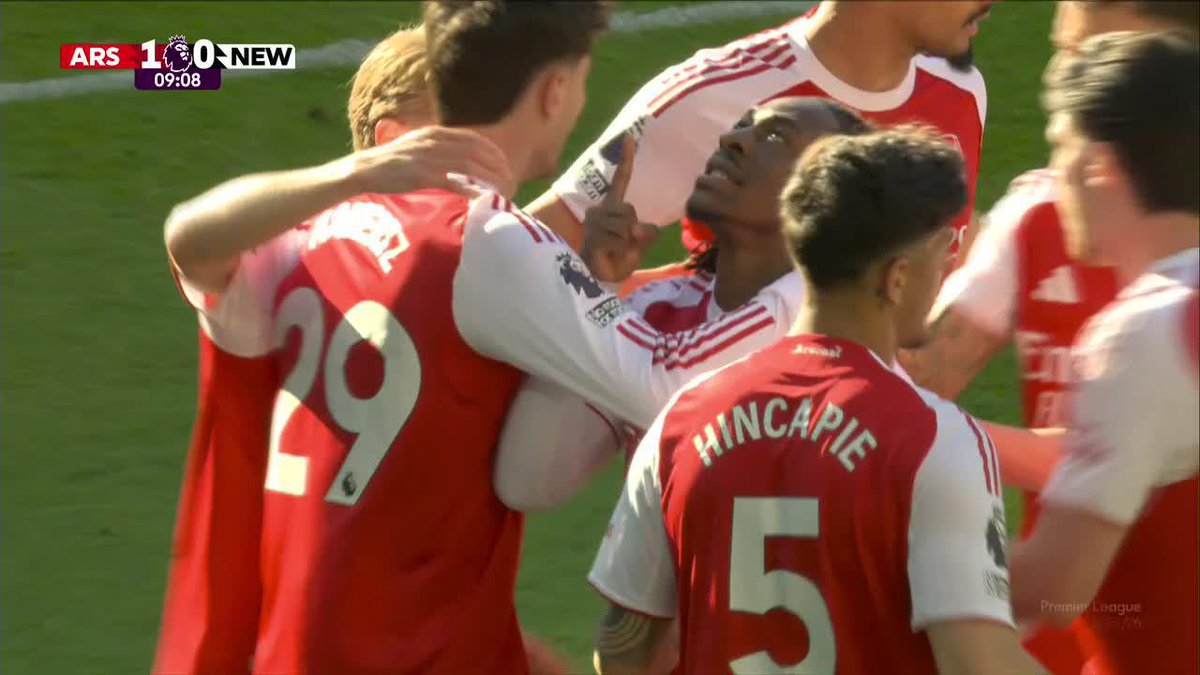 😮💨🎯 GOLAZO EZE PARA EL 1-0 DE ARSENAL.