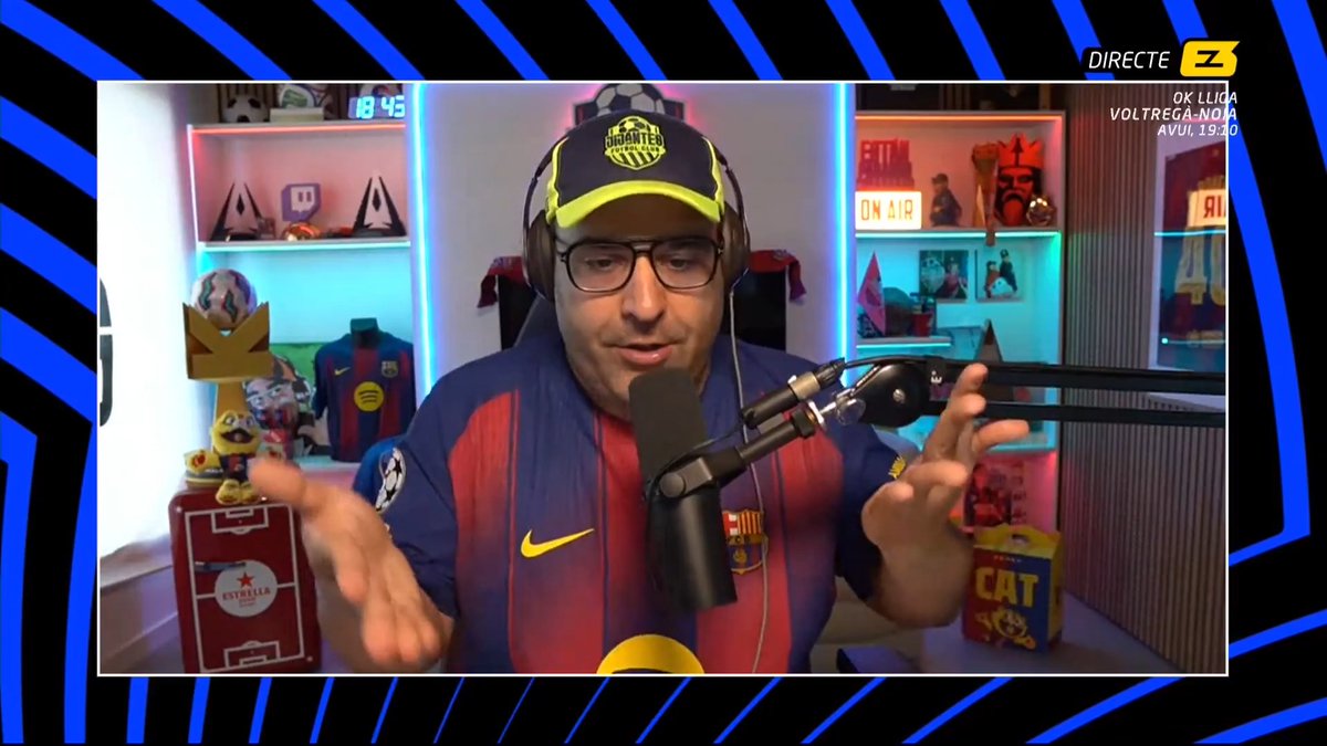 📢 El missatge de Gerard Romero a Javier Tebas: 🏆 “La setmana que ve, Barça i Madrid han de jugar a la mateixa hora” ▶️