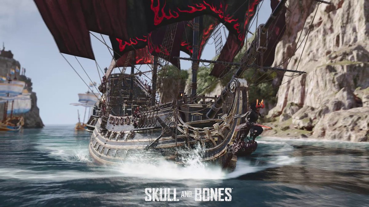 Legends don’t sail quietly. When this one appears on the horizon, the sea takes notice. The Galleon is coming to Skull and Bones in Y3S1. More will be revealed on May 6.