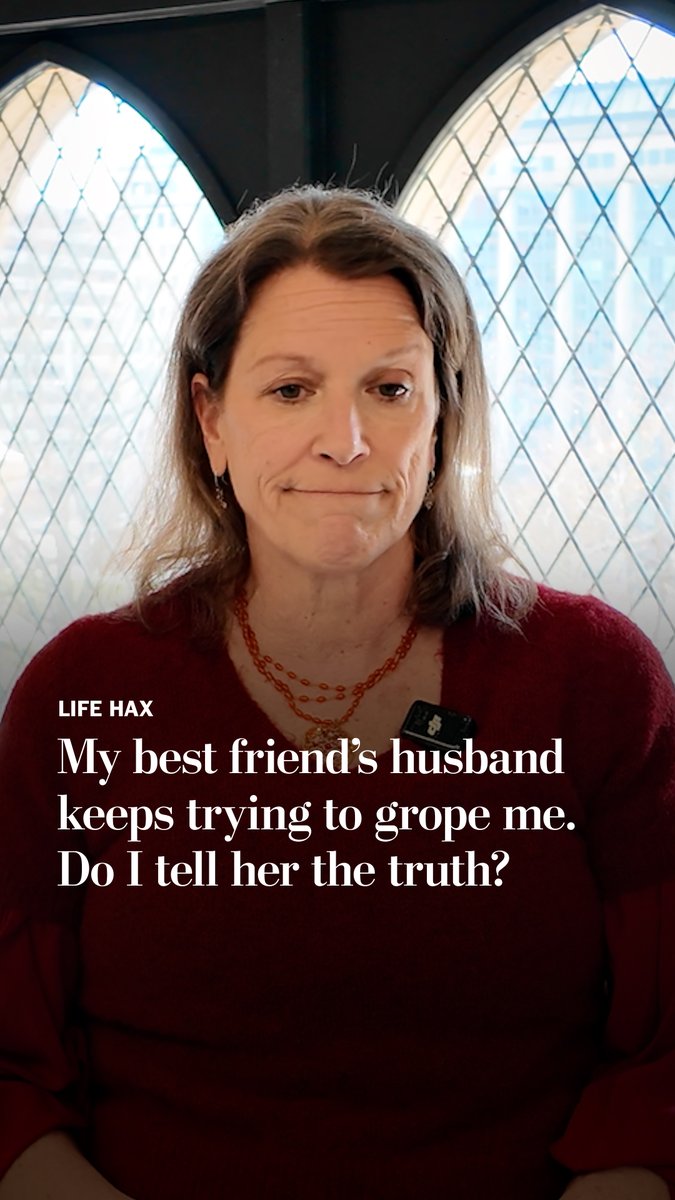 My best friend’s husband has tried to grope me repeatedly. I’ve kept it from her, and now she’s asking why I’ve changed. Do I tell her the truth? Advice columnist Carolyn Hax weighs in.