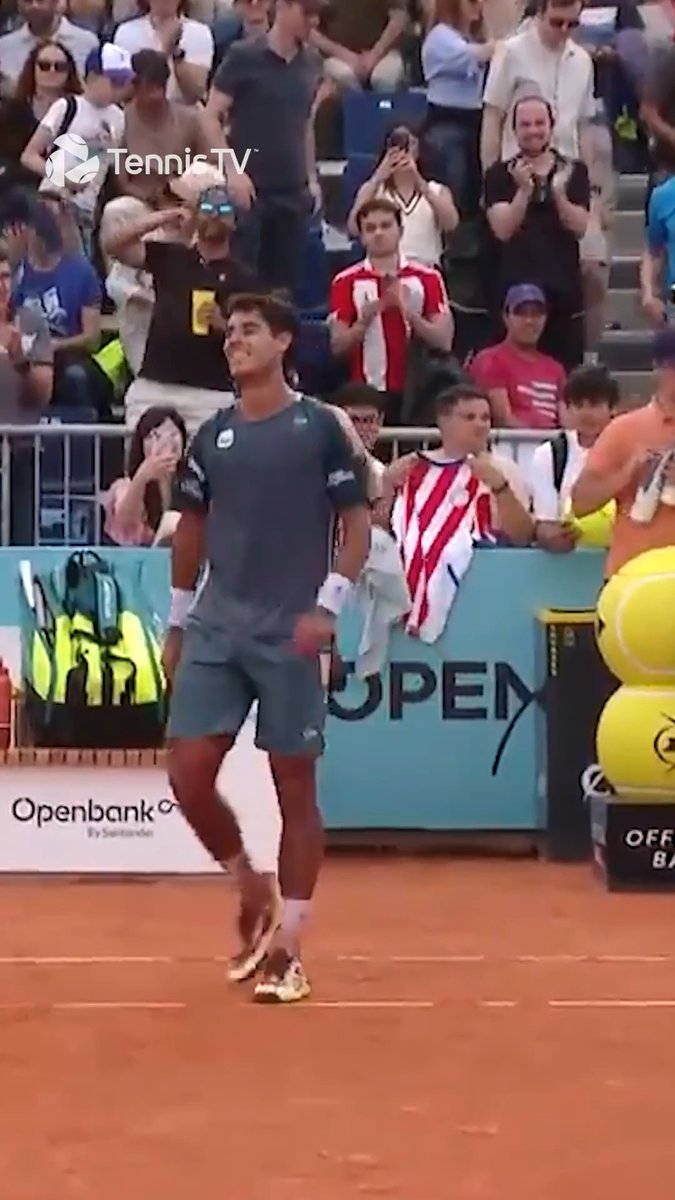The stuff of dreams 🙌 Dani Vallejo fairytale run in Madrid continues as he reaches the third round after a 6-4, 6-3 victory over Tien! #MMOPEN | #MMOPEN