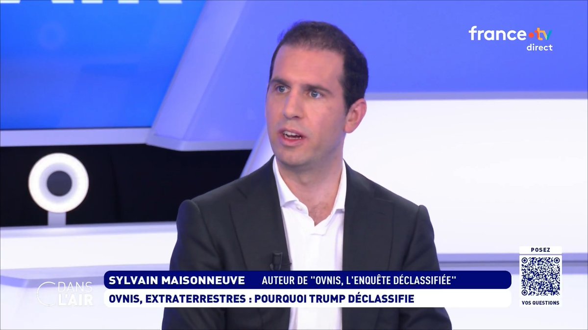 "Aujourd’hui, le phénomène OVNI n’est pas un sujet trumpiste ou complotiste, il est transpartisan". Les explications de Sylvain Maisonneuve, dans #cdanslair