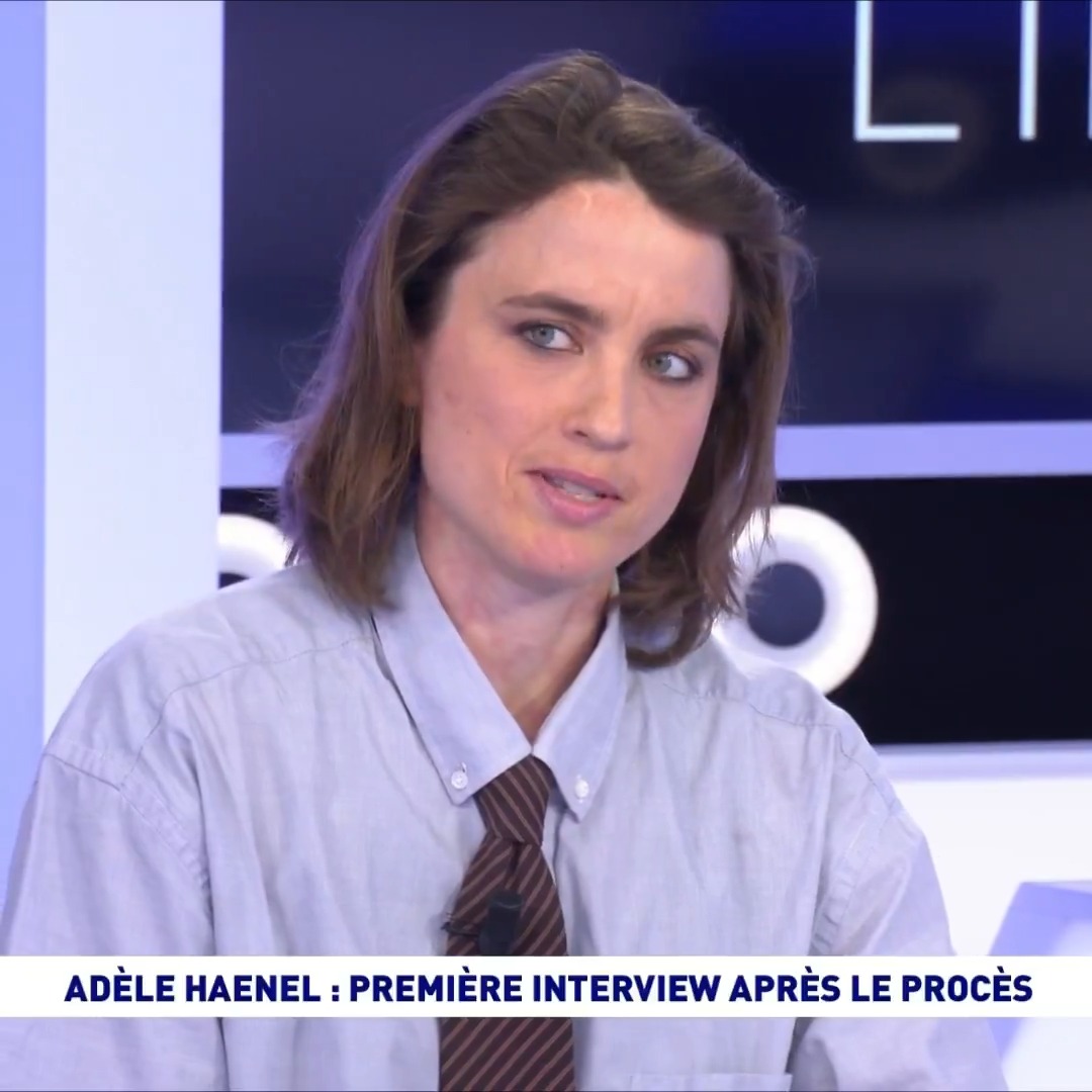 "Mon enfance a été massacrée mais aujourd’hui j’ai envie de parler de tous les enfants qui subissent, qui sont isolés". Adèle Haenel, invitée d'Aurélie Casse, dans #cdanslair