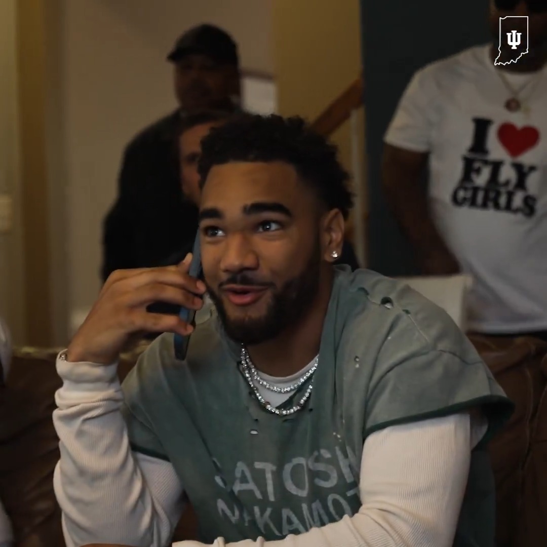 In the room when the Sarratts found out Elijah Sarratt's next stop. 🥹 #ProIU