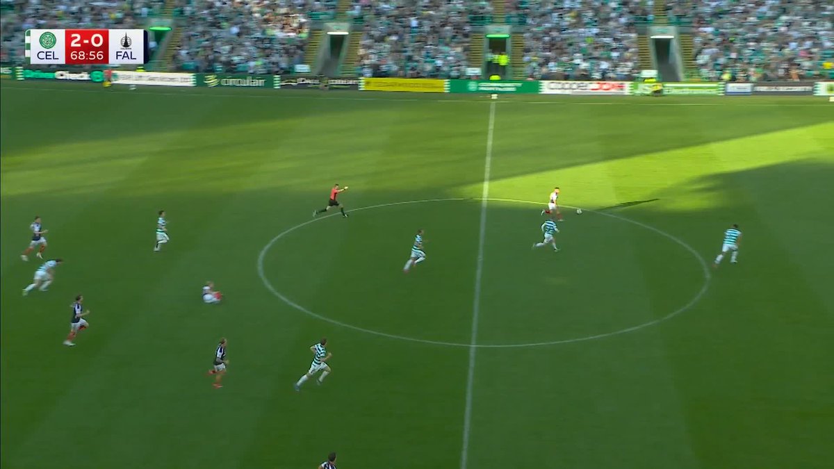 😳 “That is some strike!” Falkirk get one back against Celtic thanks to a thunderous Kyrell Wilson finish ⤵️