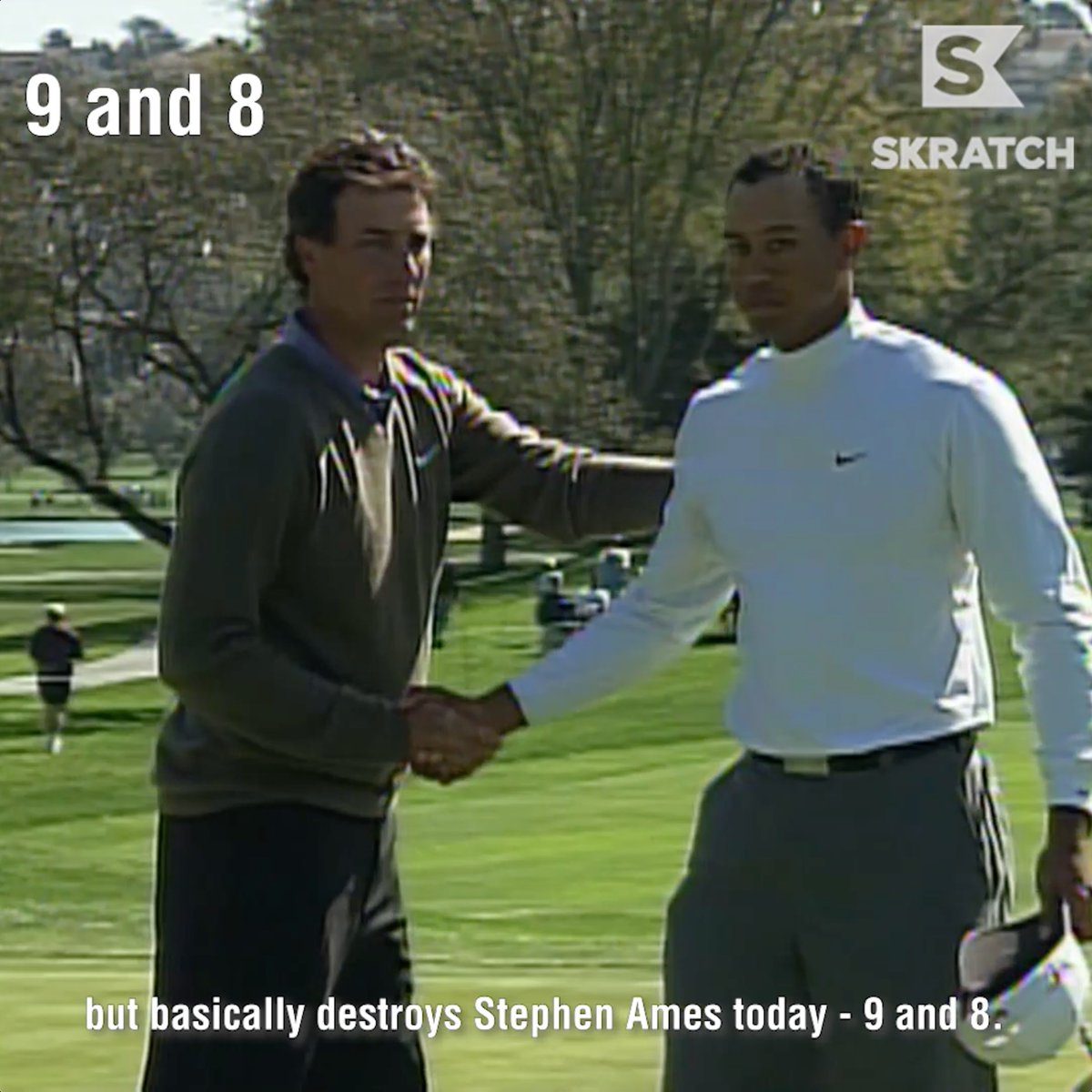 Throwback to when Tiger Woods destroyed Stephen Ames 9 & 8 at the 2006 WGC - Dell Match Play 🔥 Via: Skratch