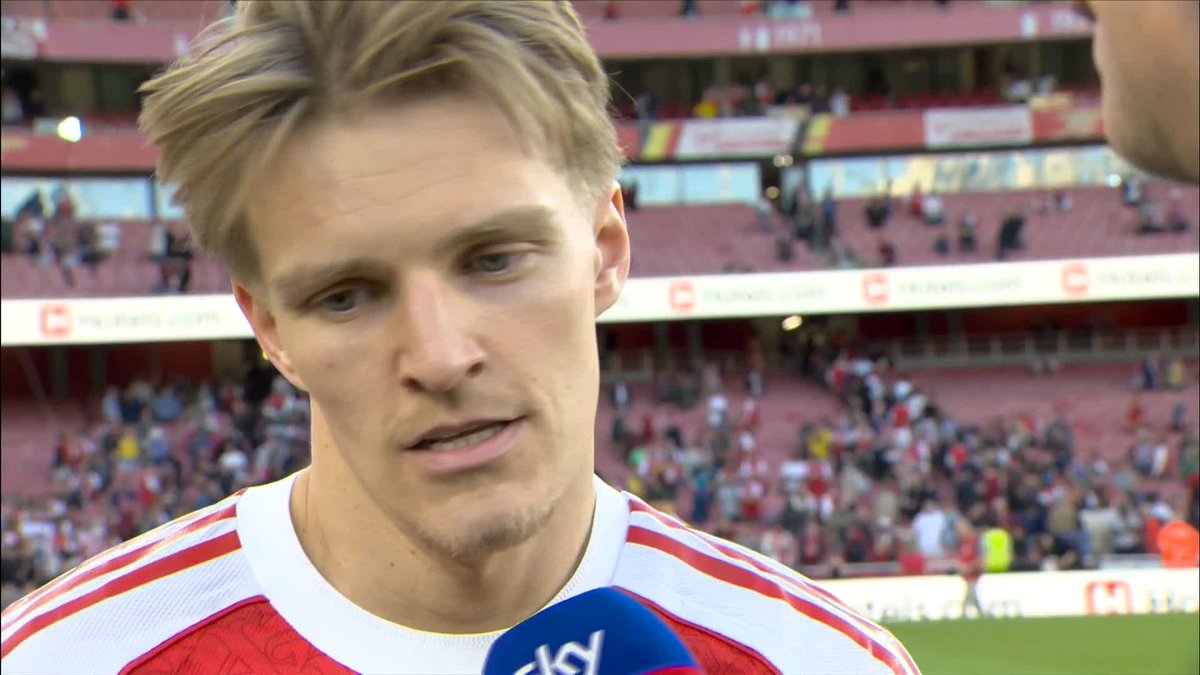 "We have to fight every single day!" Martin Odegaard reacts to Arsenal's huge win over Newcastle😤