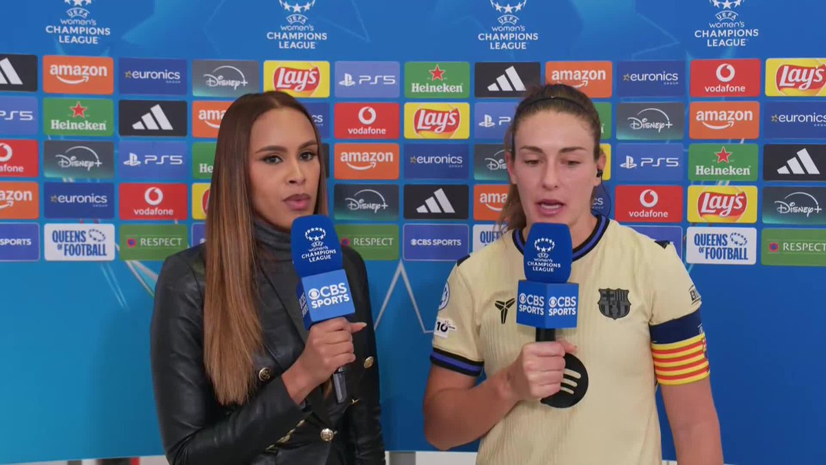Alexia Putellas post match interview with W Golazo