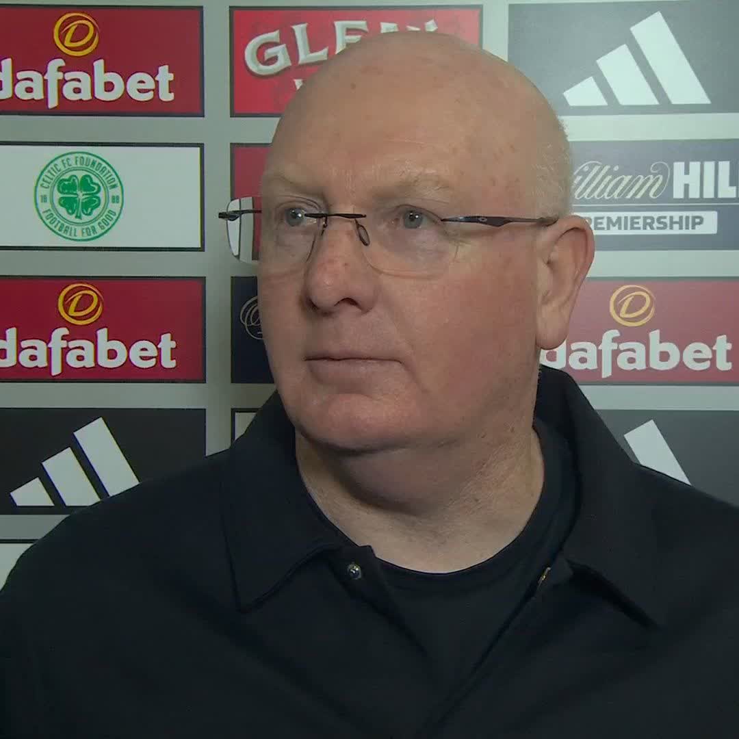 🗣️ “I’m really pleased with the performance… we gave that as good a go as anyone could’ve given” John McGlynn shares his thoughts on Falkirk’s loss to Celtic ⤵️