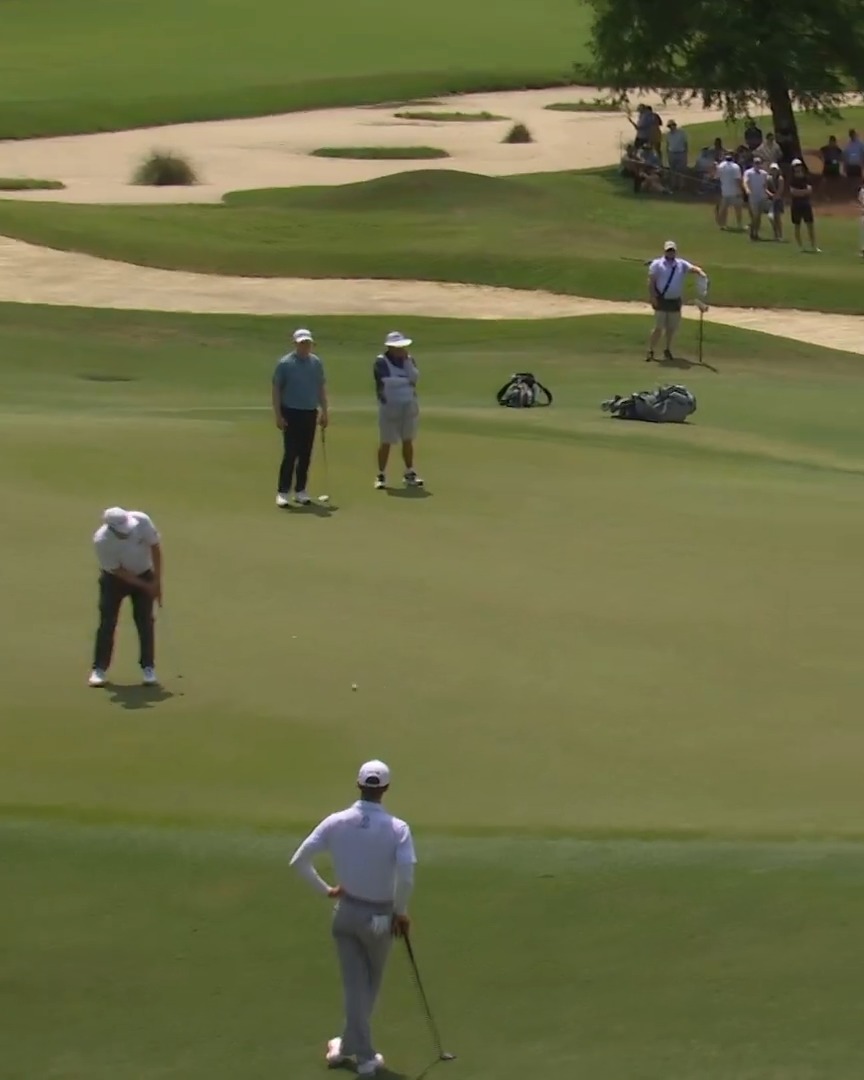 Hot pursuit for the Fitzpatricks 🔥 4 birdies and an eagle before the turn Zurich Classic. 📺 CBS
