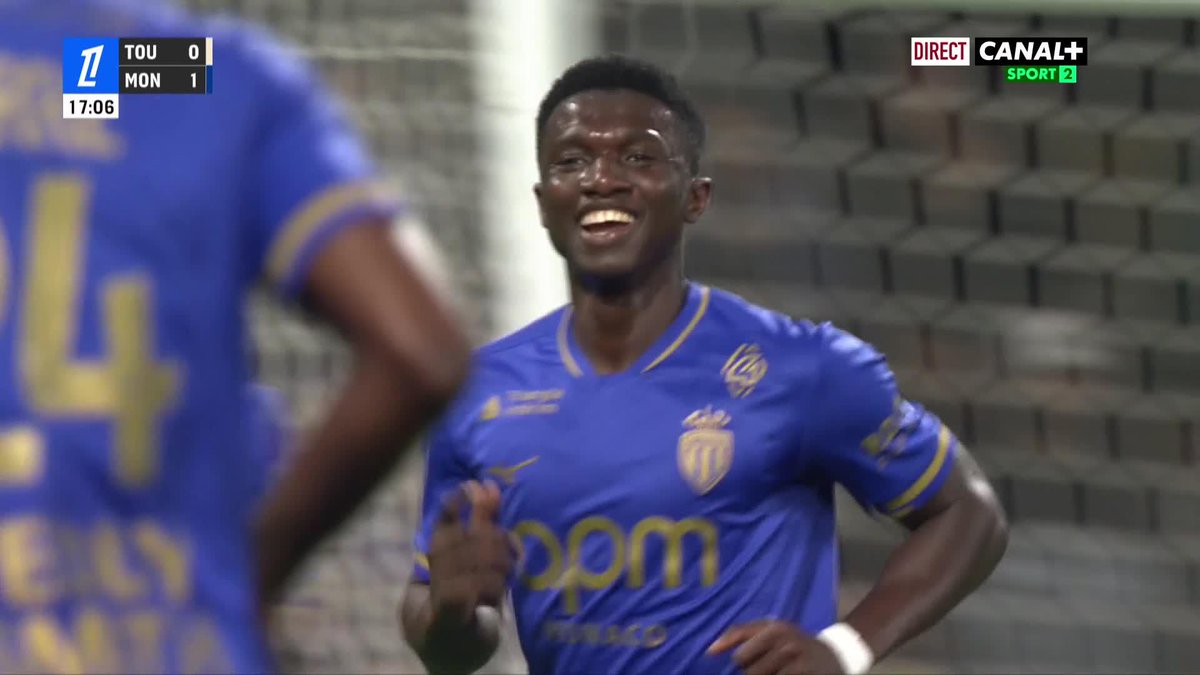 #Ligue1 🇫🇷 : Monaco fait le break sur cette frappe surpuissante de Lamine Camara 🇸🇳💥