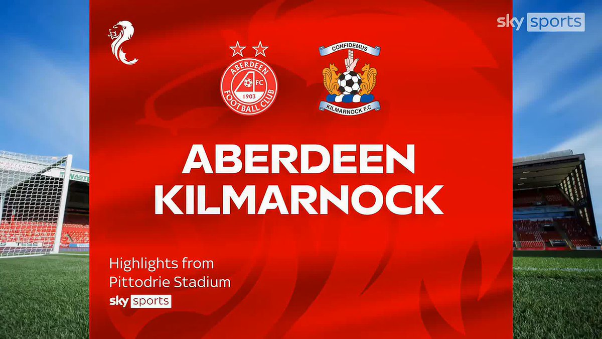 🔴 Aberdeen took a huge step towards Scottish Premiership safety with a win over Kilmarnock, who hit the bar THREE times ⤵️