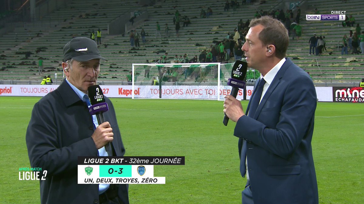 [📺 LIVE] 🇫🇷 #Ligue2BKT 🎙️ Philippe Montanier (Saint-Étienne) : "C'est une soirée noire..."